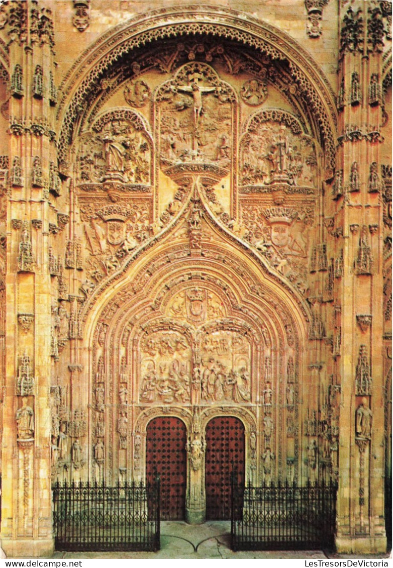 ESPAGNE - Salamanca - Puerta De La Catedral Nueva - Colorisé - Carte Postale - Salamanca