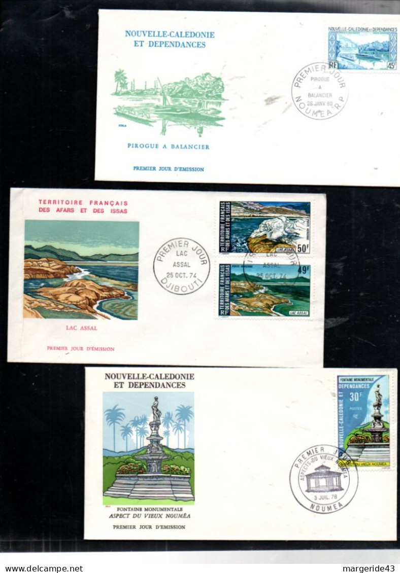 NOUVELLE CALEDONIE LOT DE 45 FDC