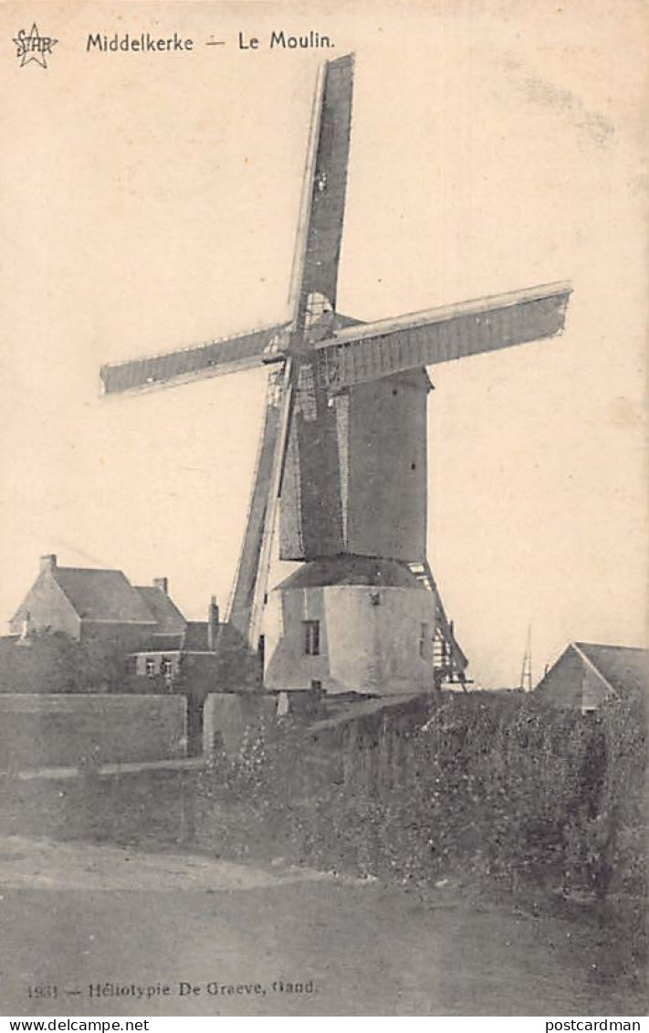 MIDDELKERKE (W. Vl.) Molen - Windmill - Moulin à Vent - Uitg. Star 1931 - Middelkerke