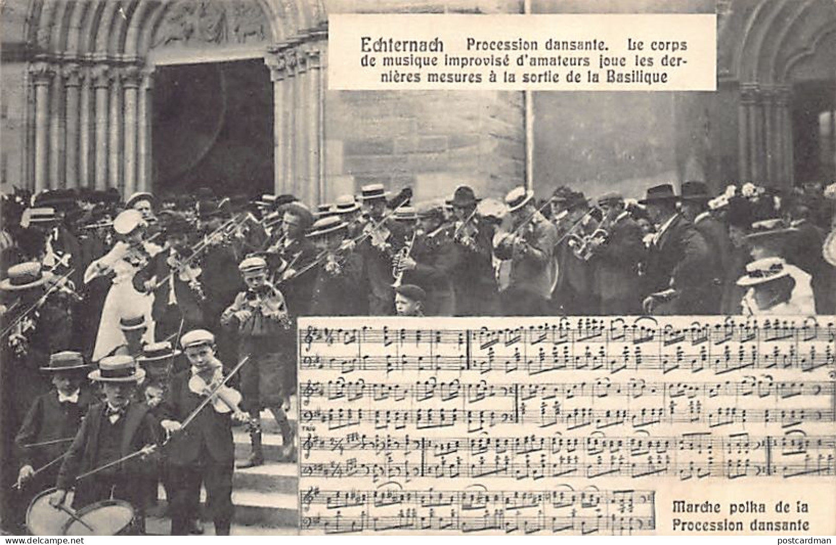 Luxembourg - ECHTERNACH - Procession Dansante - Marche Polka - Ed. J. M. Bellwald 659 - Echternach