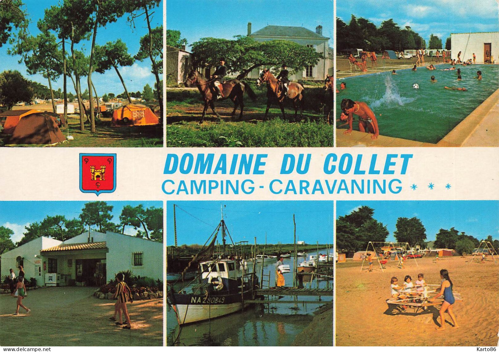 Les Moutiers En Retz * Domaine Du Collet * Camping Caravaning * Piscine Baigneurs - Les Moutiers-en-Retz