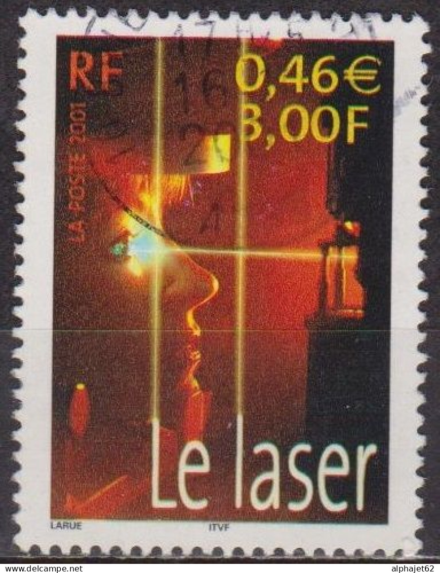 Sciences Et Techniques - FRANCE - Le Laser - N° 3424 - 2001 - Used Stamps