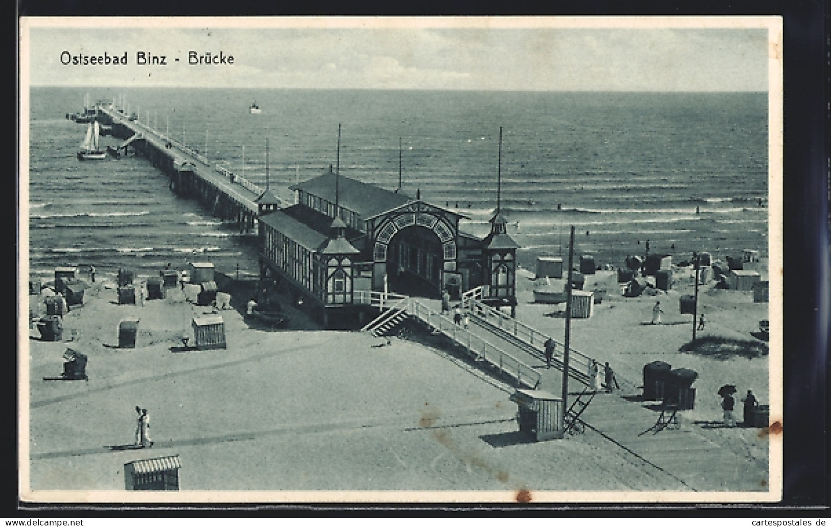 AK Binz, Ostseebad, Brücke  - Autres & Non Classés