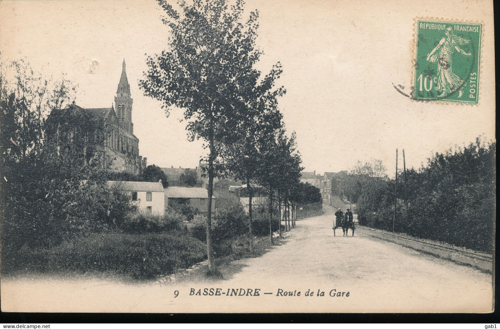 44 --- Basse - Indre --- Route De La Gare - Basse-Indre