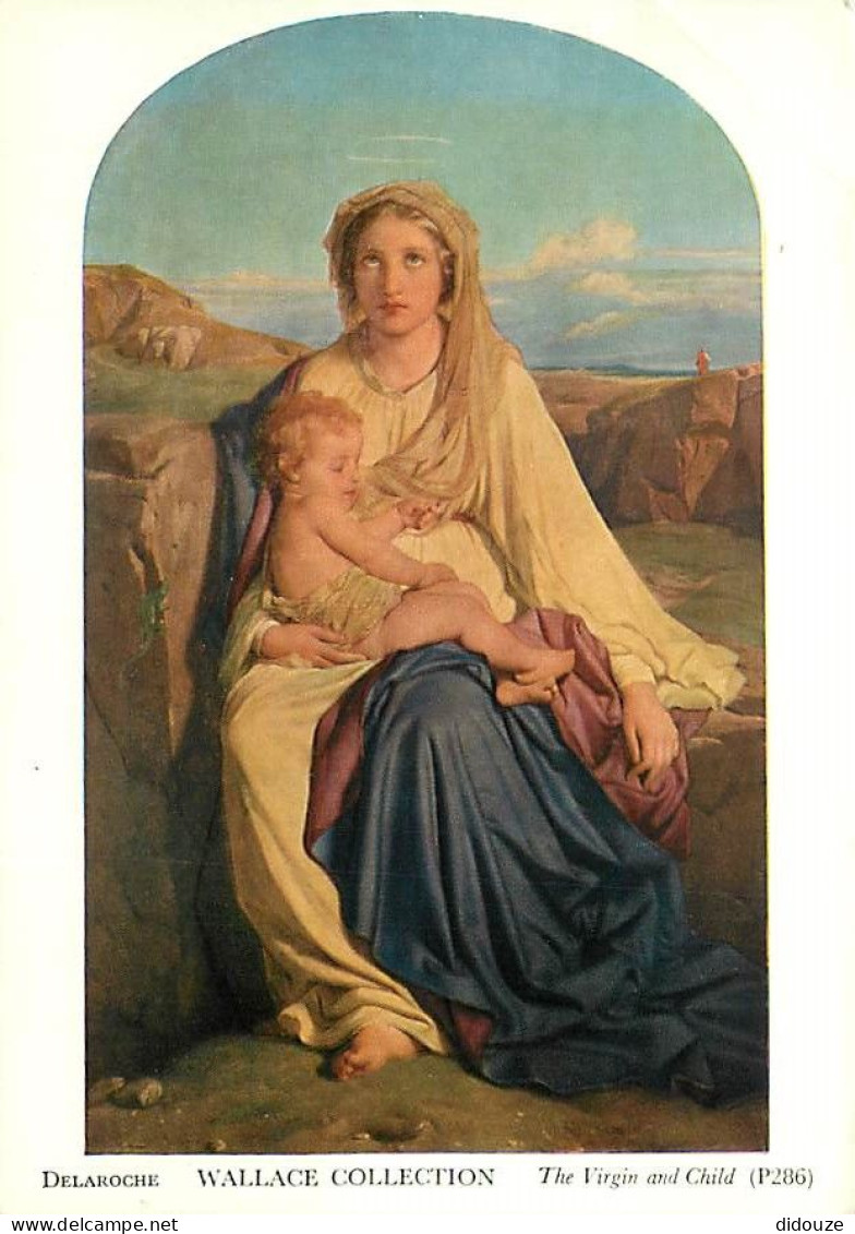Art - Peinture Religieuse - Delaroche - The Virgin And Child - CPM - Carte Neuve - Voir Scans Recto-Verso - Paintings, Stained Glasses & Statues