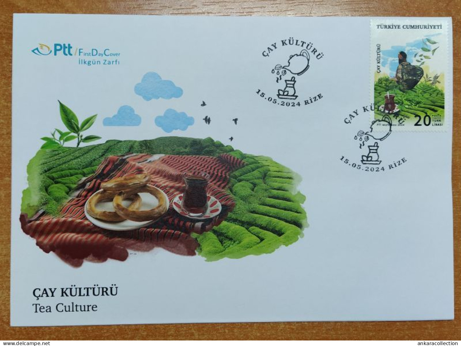 AC - TURKEY FDC -  TEA CULTURE RIZE, 15 MAY 2024 - FDC