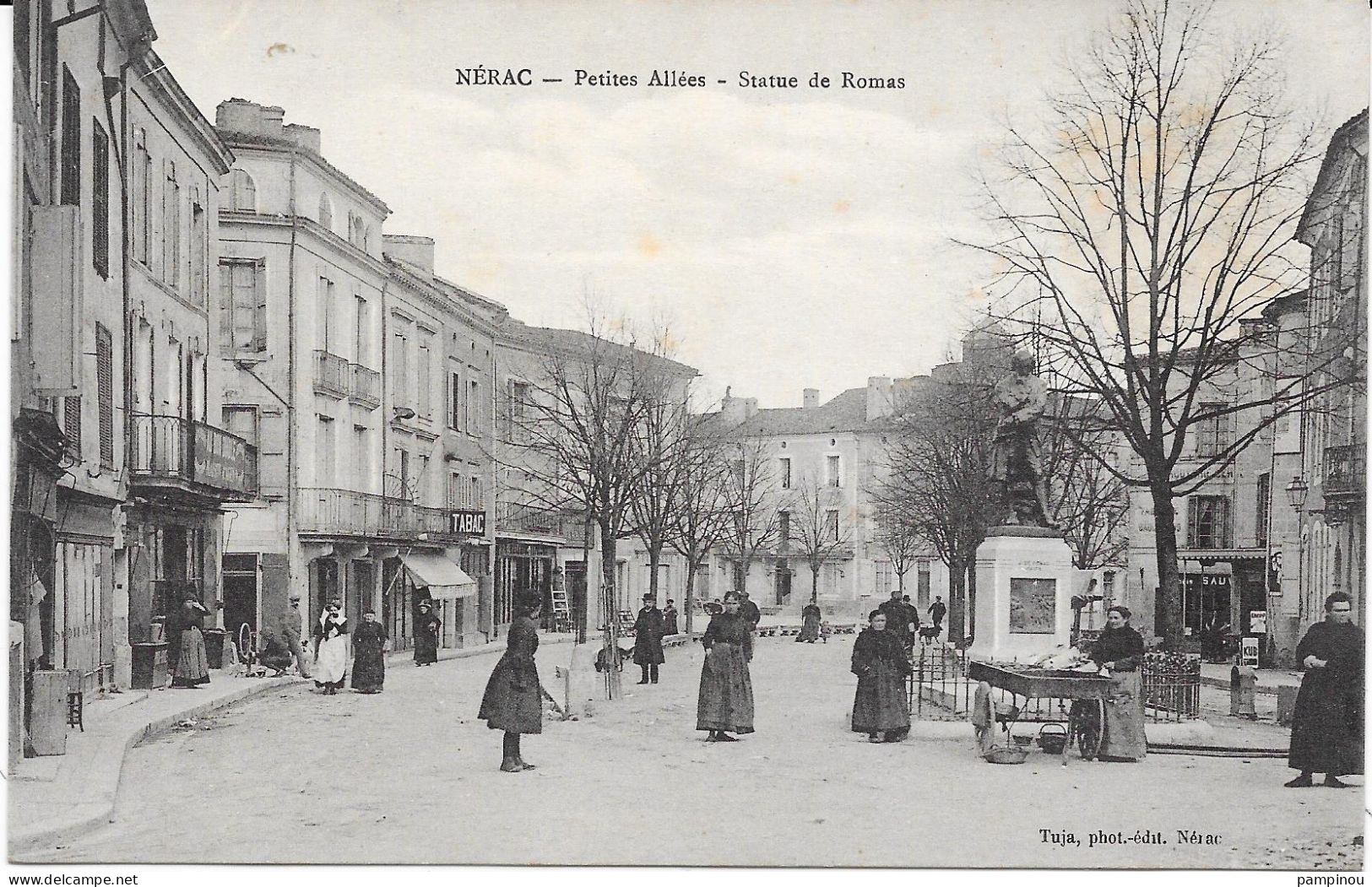 47 - NERAC - Statue De Romas - Animée - Nerac