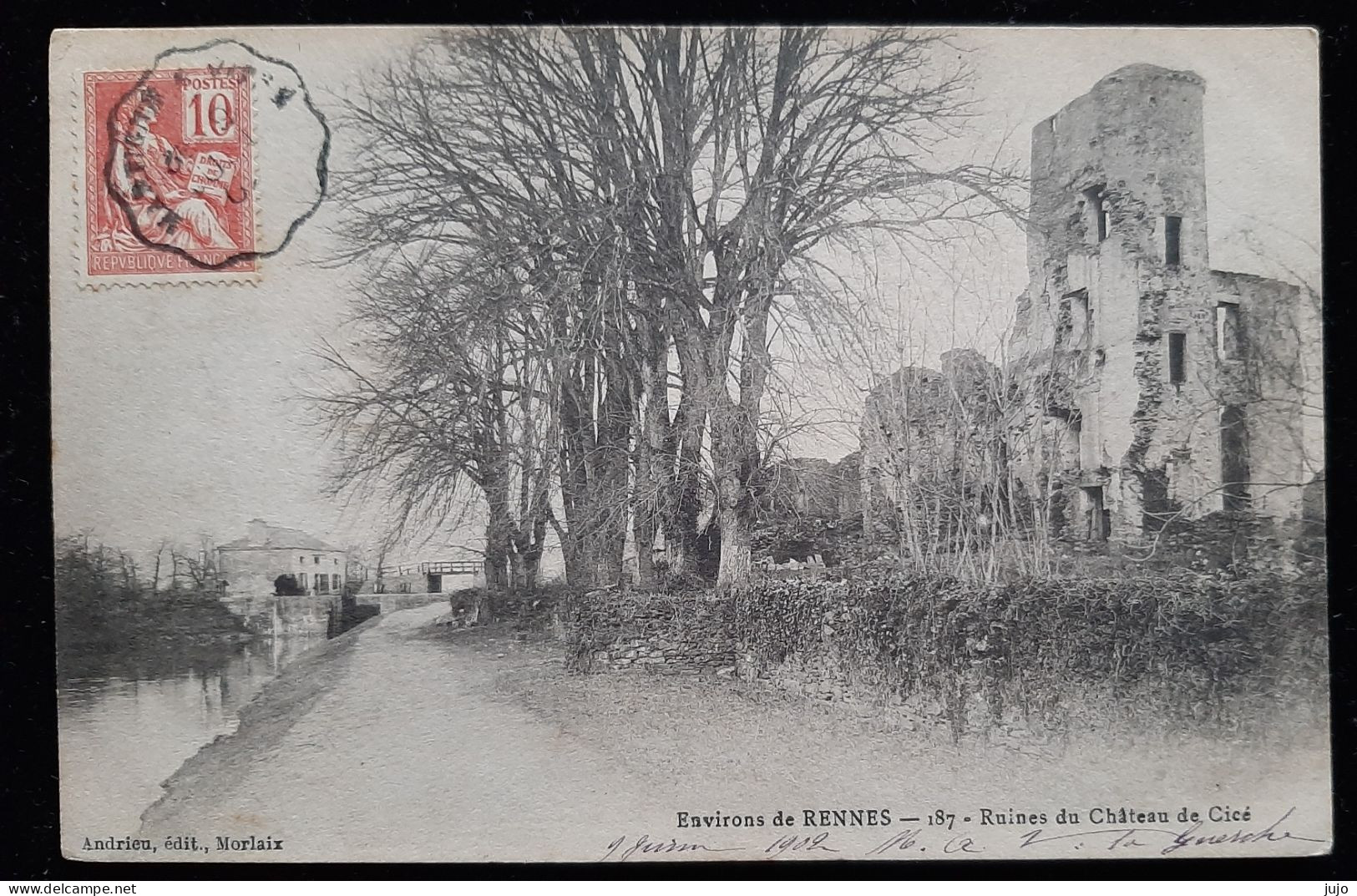 35 - Environs De Rennes - Ruines Du Chateau De Cicé (précurseur 1902) - Rennes
