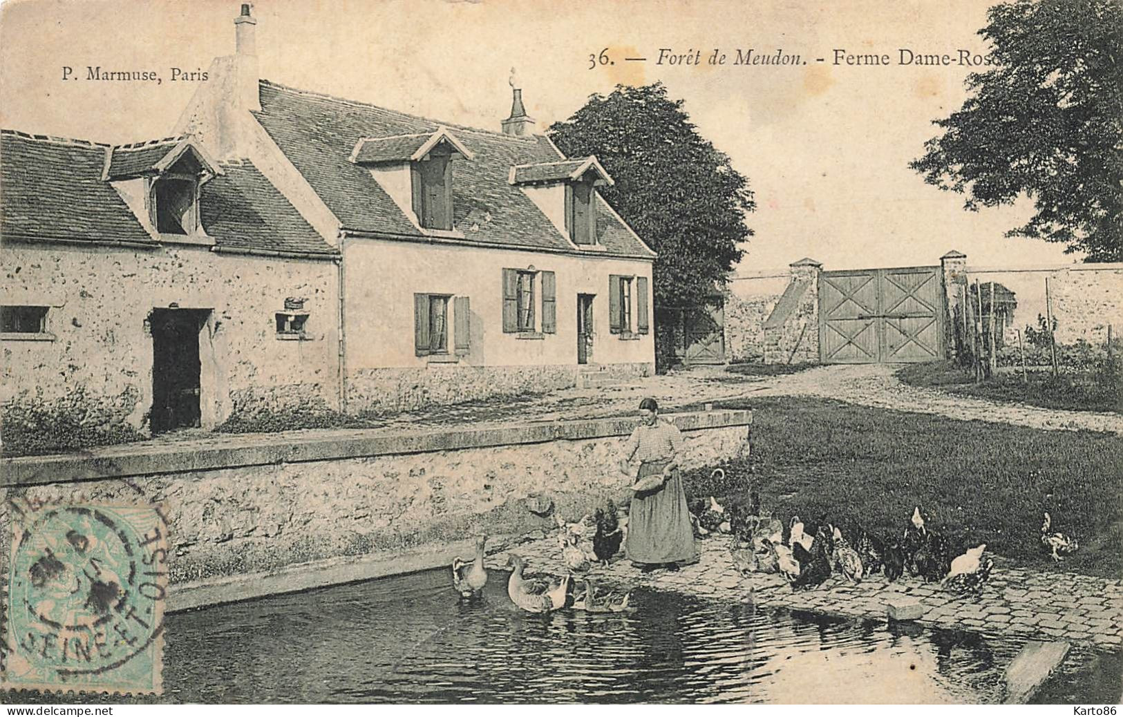 Meudon * La Forêt * La Ferme Dame Rose * Agriculture * Abreuvoir - Meudon