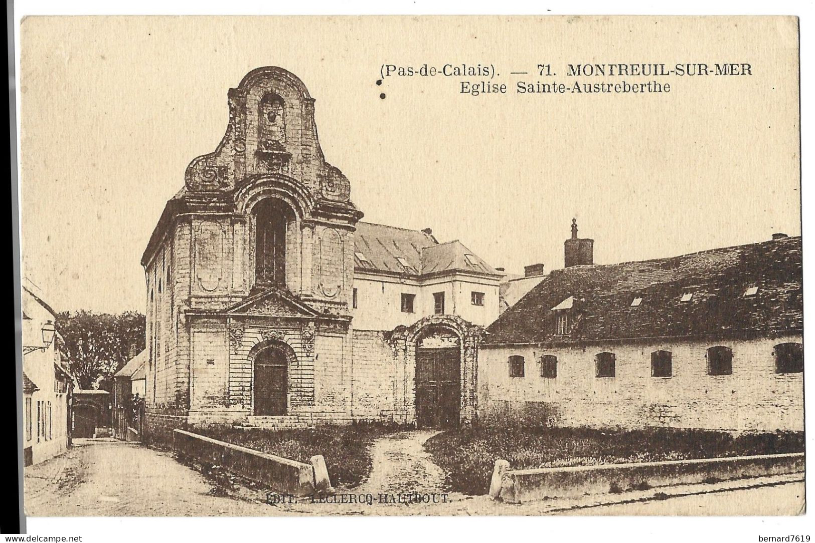 62  Montreuil Siur Mer -  Eglise Sainte Qustreberthe - Montreuil
