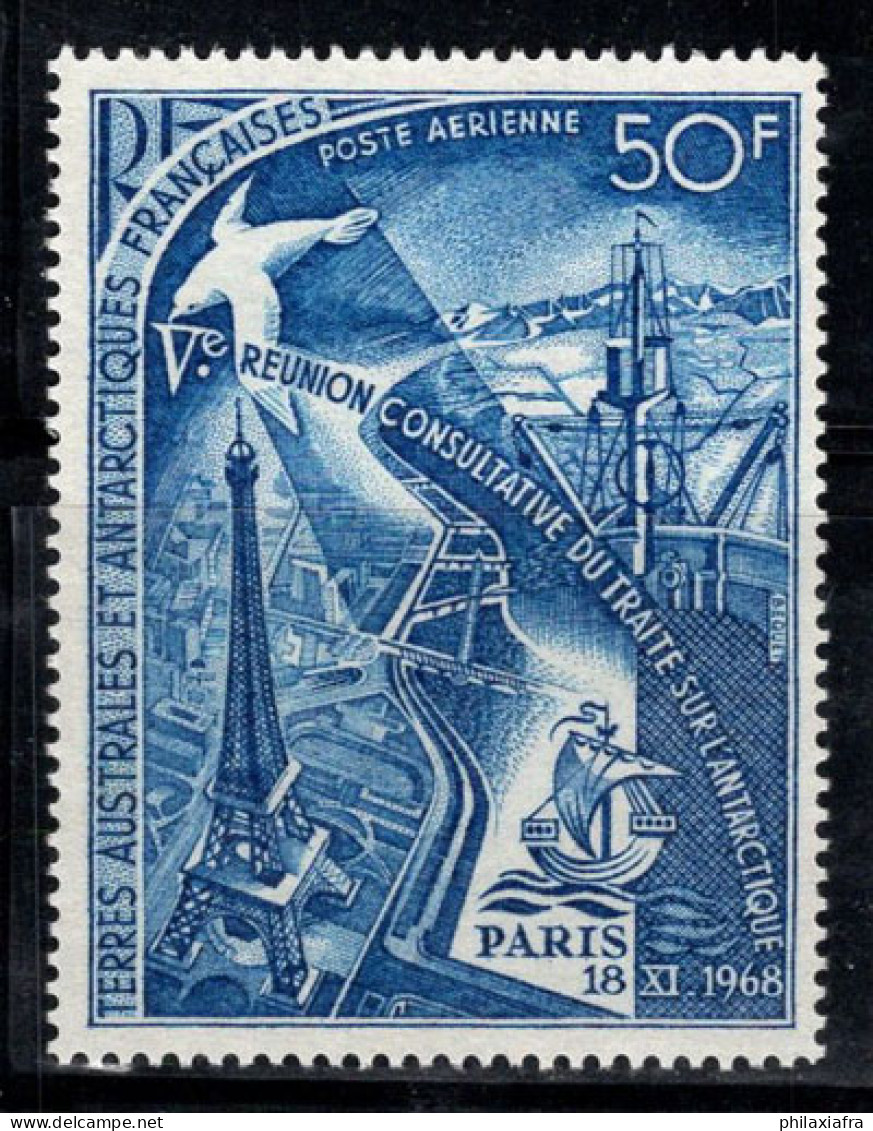 Territoire Antarctique Français TAAF 1969 Mi. 49 Neuf ** 100% Poste Aérienne 50 Fr,Tour Eiffel,Albatros,Navire - Nuevos