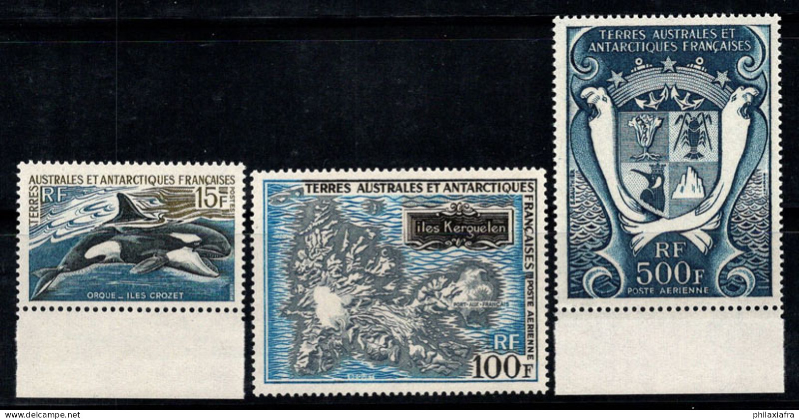 Territoire Antarctique Français TAAF 1969 Mi. 52-54 Neuf ** 100% Assassin Orque,Kerguelen,Armoiries - Ungebraucht