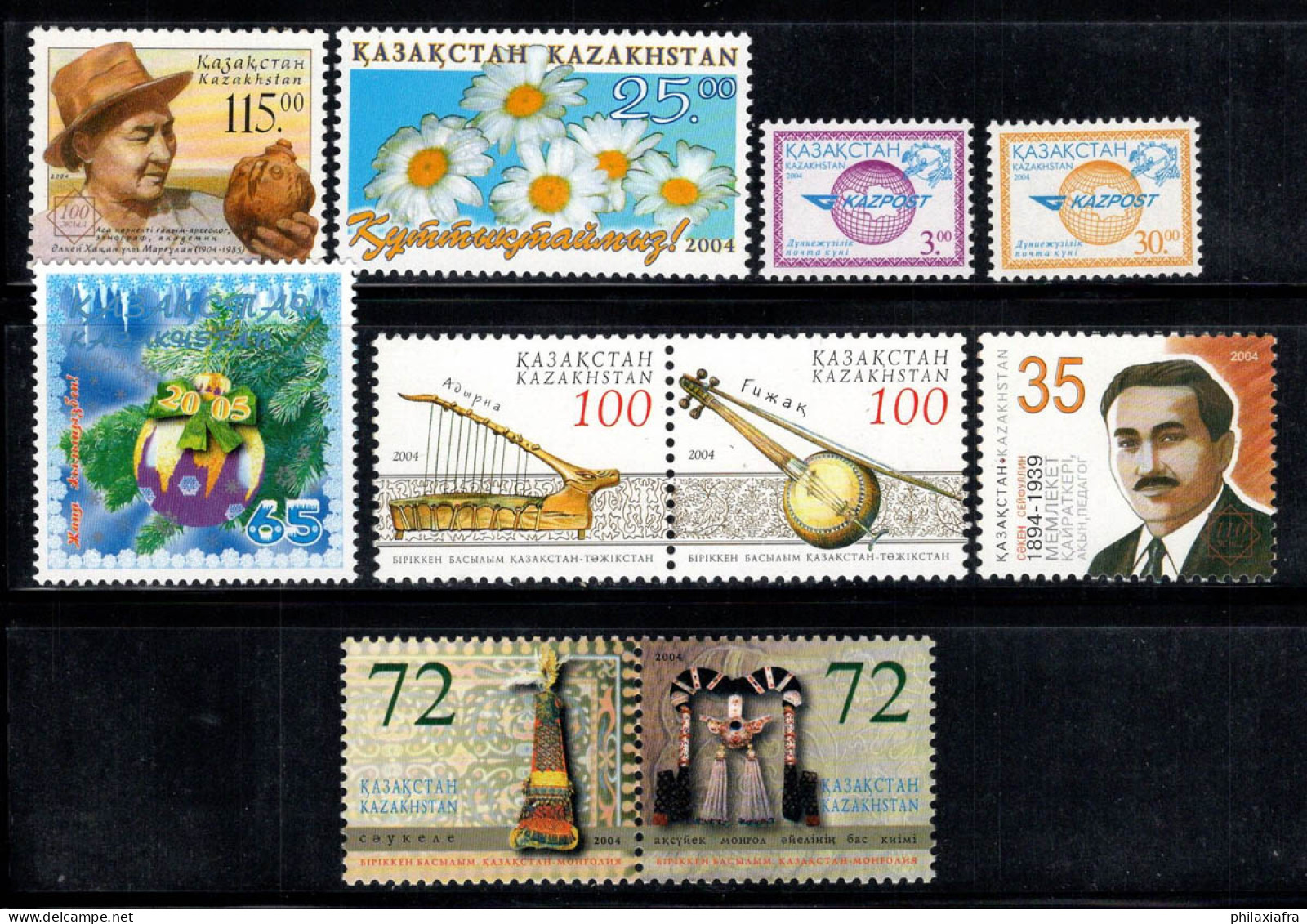 Kazakhstan 2004 Mi. 478-487 Neuf ** 100% Célébrités, Musique, Culture - Kazakhstan