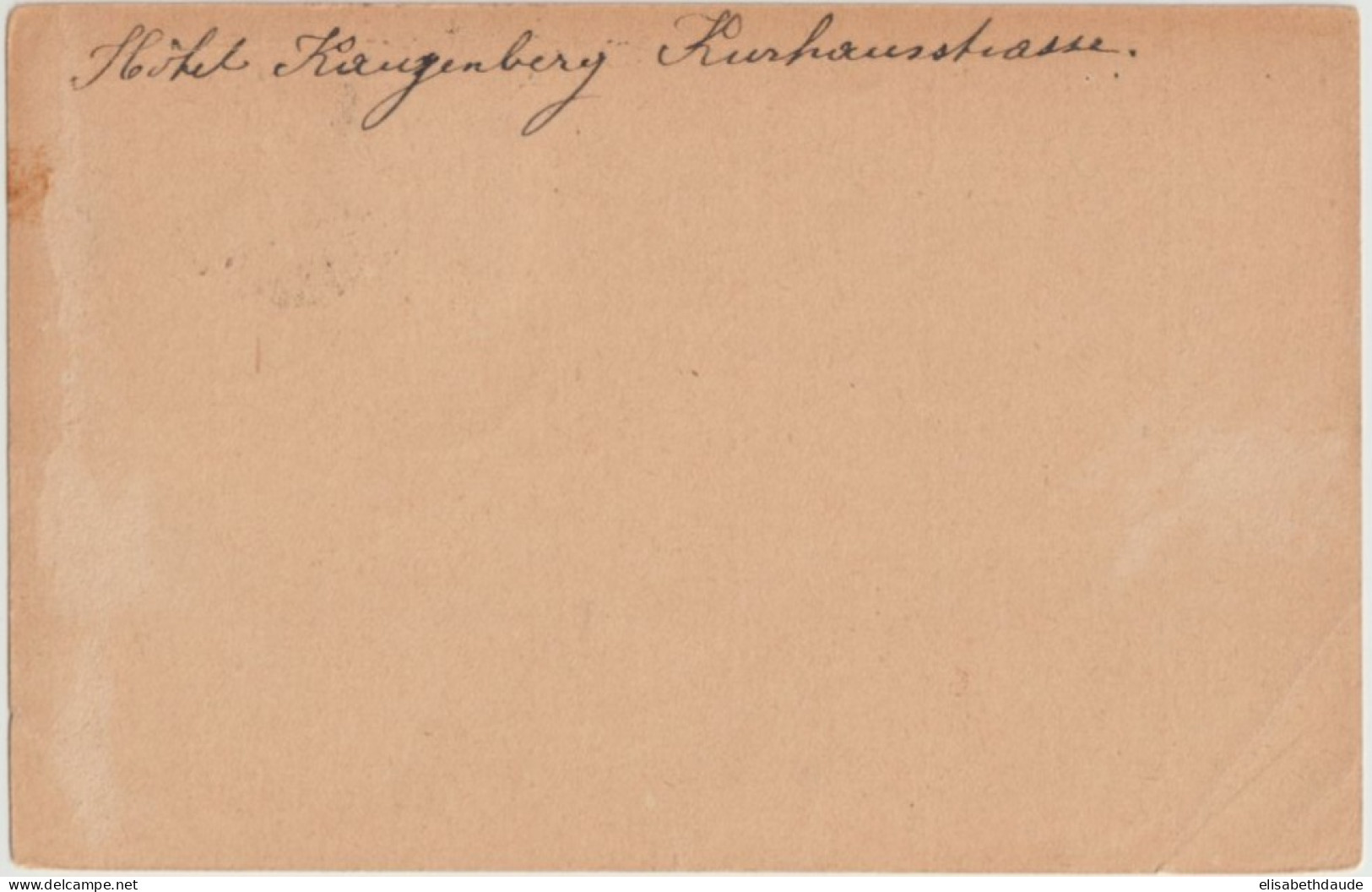 GERMANIA - 1921 - CP ENTIER De KREUZNACH => GRAND-DUCHE De LUXEMBOURG ! - Postcards