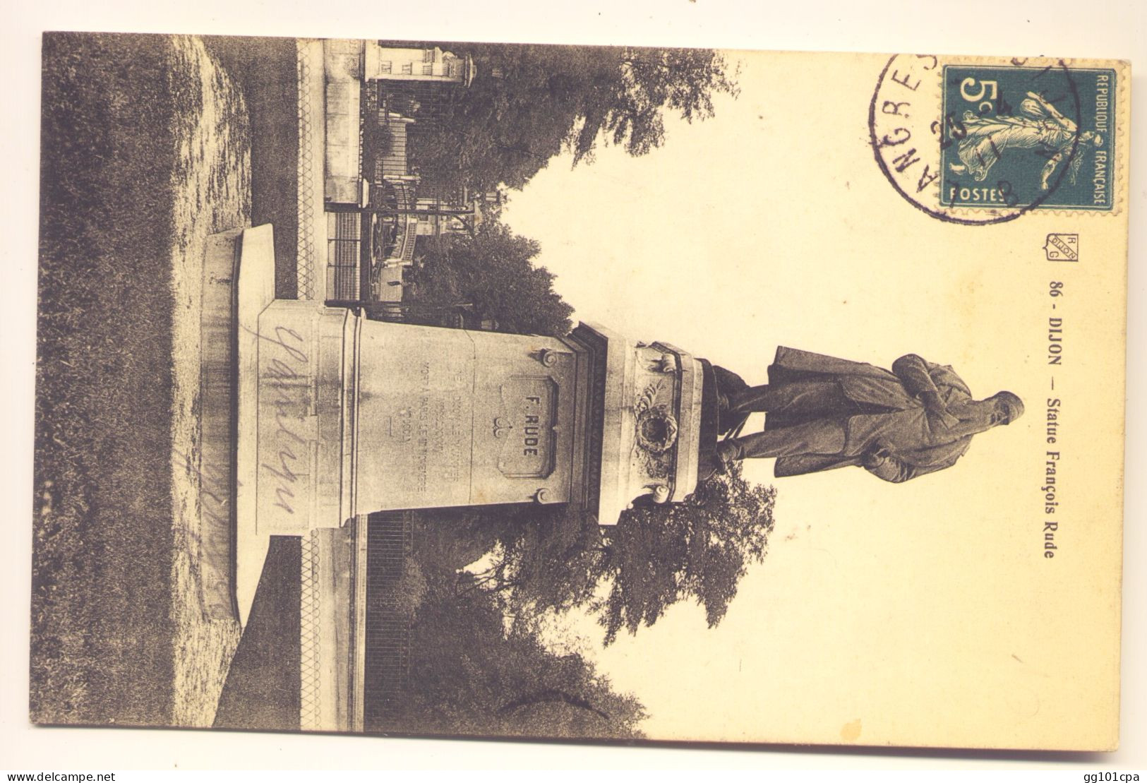 Cachet Ambulant "LANGRES A DIJON 1911" Frappe Superbe Semeuse Indice=6 - Paiement Par MANGOPAY Uniquement - Spoorwegpost