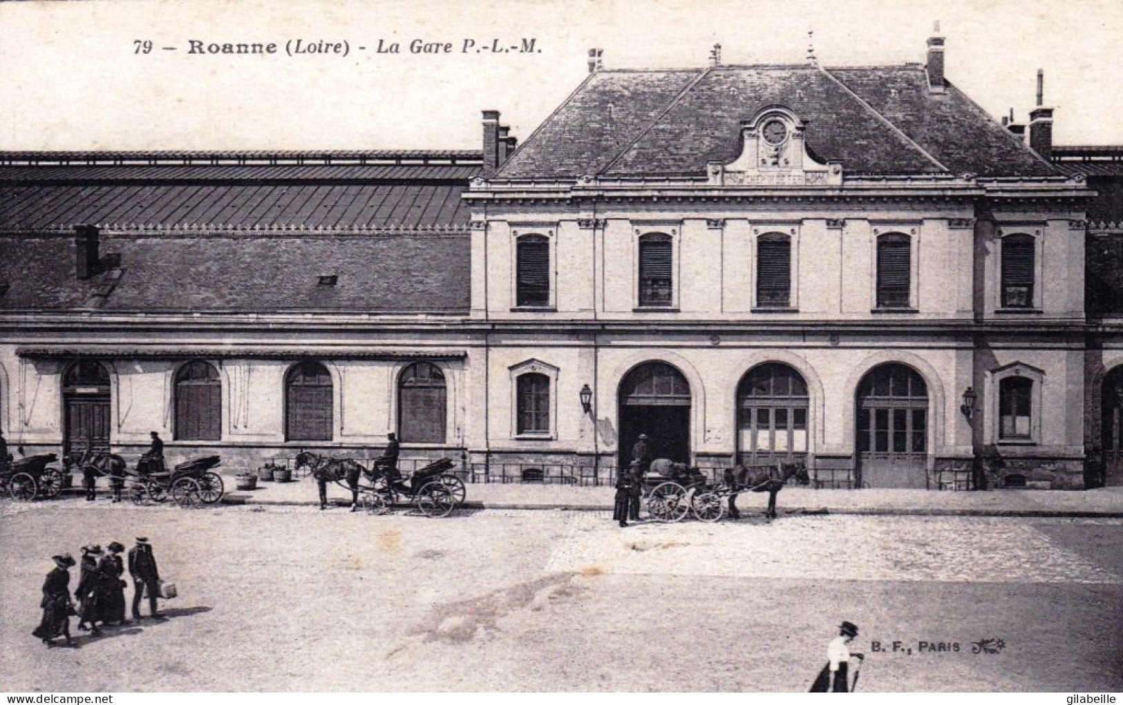 42 - Loire -  ROANNE - La Gare P L M - Roanne