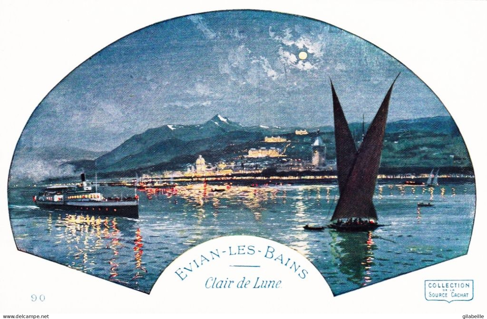 74 - Haute Savoie -  EVIAN Les BAINS - Clair De Lune - Evian-les-Bains