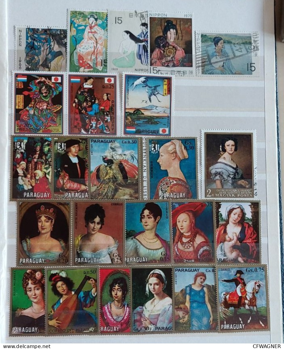 ART - stamp collection incl Picasso etc.