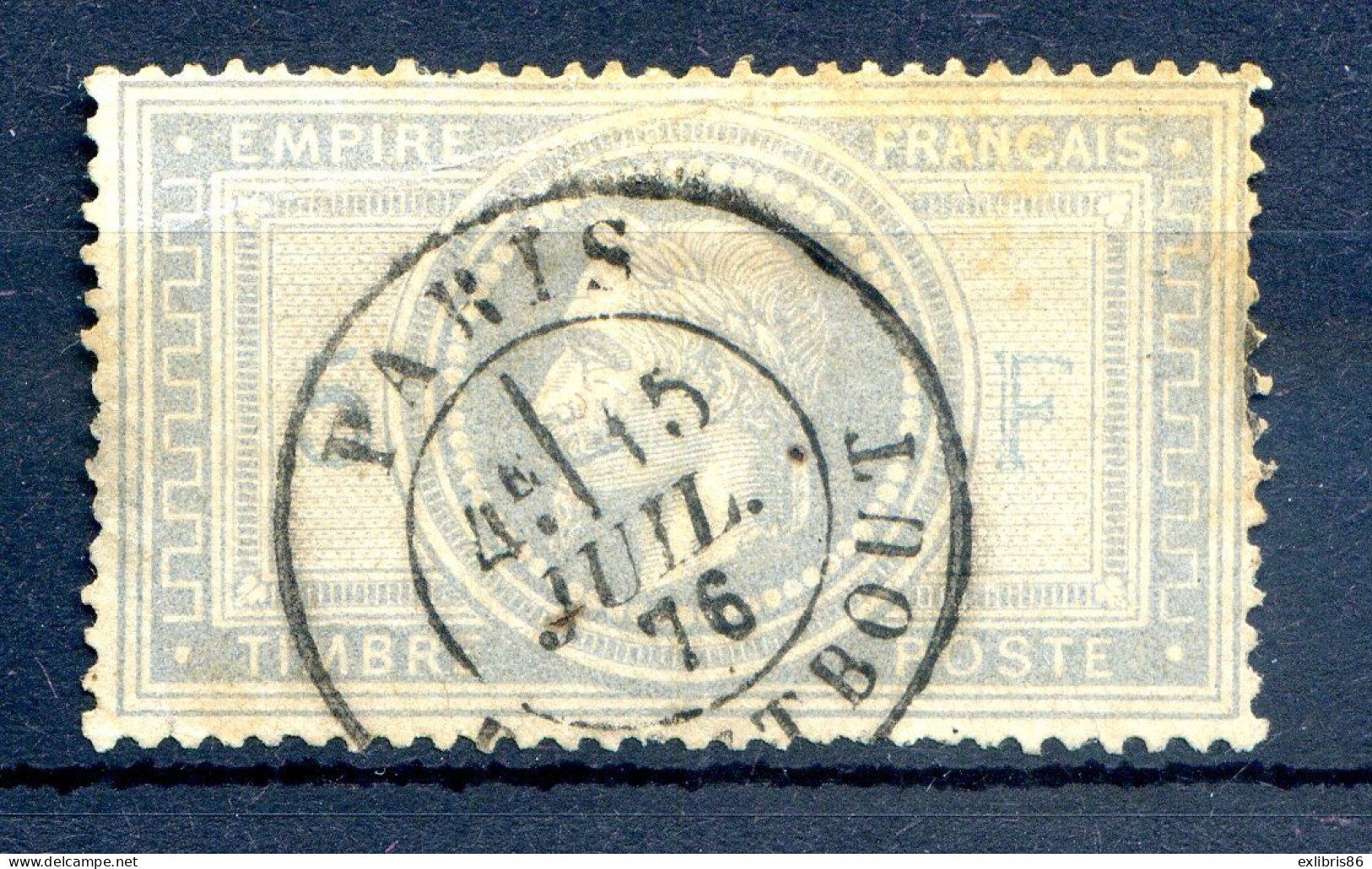 060524  EMPIRE LAURE  N° 33   Oblitéré  En  Pièce D 'attente ( Clair Et Ou Dents Courtes) - 1863-1870 Napoléon III Lauré