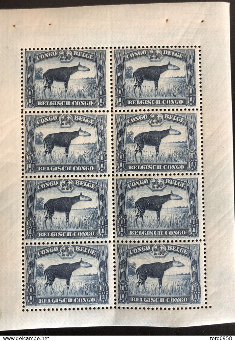 Congo Belge 1937 Okapi (Okapia Johnstoni) MNH** - Autres & Non Classés