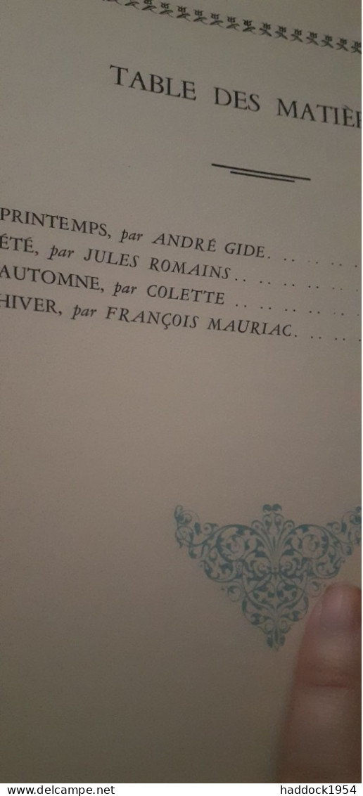 LA GUIRLANDE DES ANNEES - IMAGES D'HIER ET PAGES D'AUJOURD'HUI GIDE COLETTE MAURIAC ROMAINS Flammarion 1941 - Autres & Non Classés