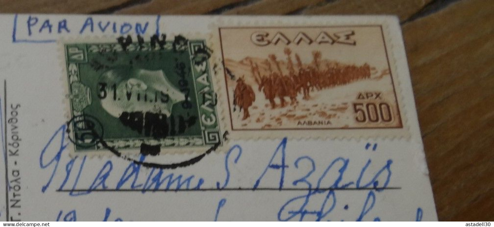 Timbres Sur Cpa  ................ 19217 - Lettres & Documents