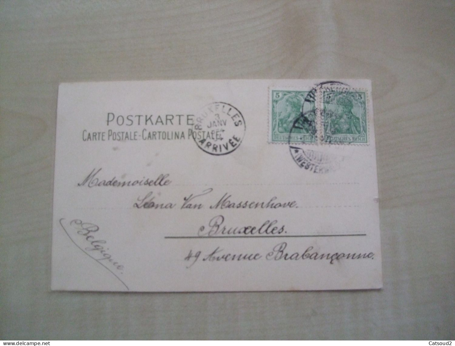 RARE Carte Postale Ancienne 1904 CATHARINA KLEIN Groseilles - Klein, Catharina