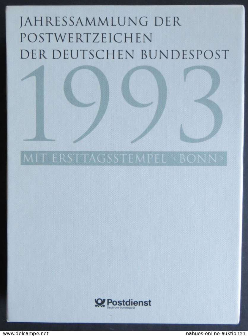 Bund Jahressammlungen Dt. Post 4 Bände Kpl Mit Ersttagsstempel 1993-96 Kat 560,- - Annual Collections