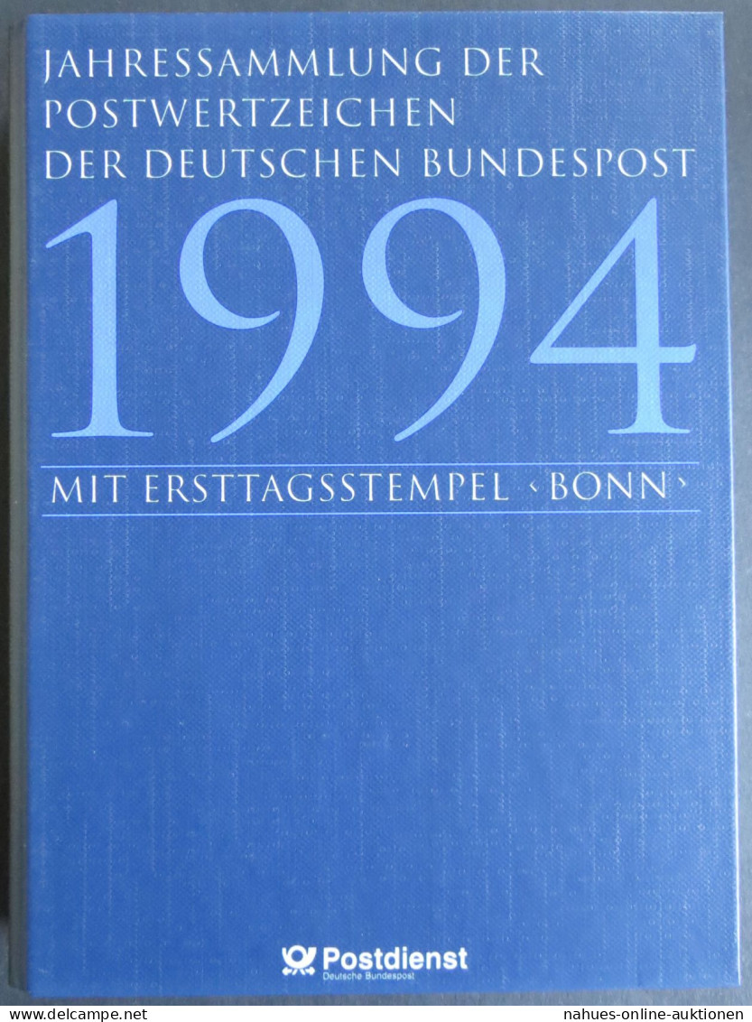 Bund Jahressammlungen Dt. Post 4 Bände Kpl Mit Ersttagsstempel 1993-96 Kat 560,- - Jaarlijkse Verzamelingen
