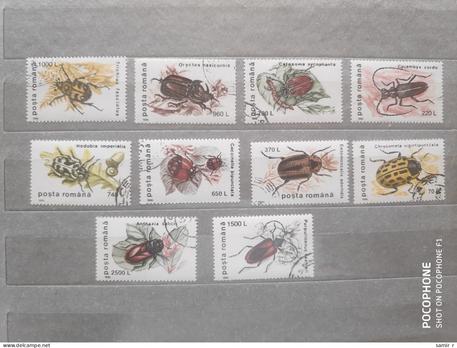 1996	Romania	Insects (F97) - Gebraucht