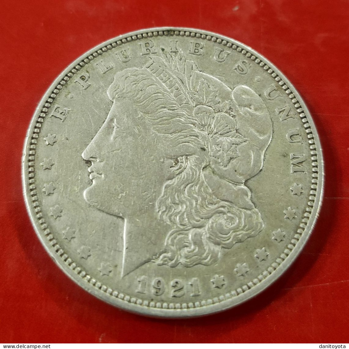 ESTADOS UNIDOS. AÑO 1921. 1 DOLLAR PLATA MORGAN "D" DENVER. PESO 26,6 GR. - 1878-1921: Morgan