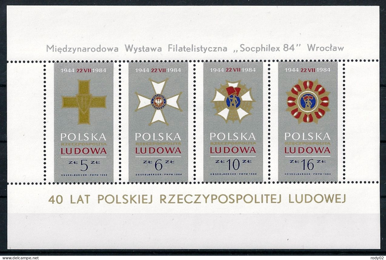 POLOGNE - BF 103 - NEUF** MNH - Blocks & Sheetlets & Panes