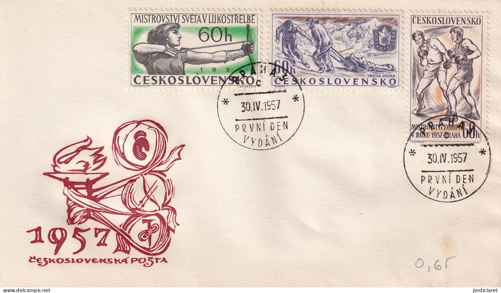 FDC 1957 - FDC