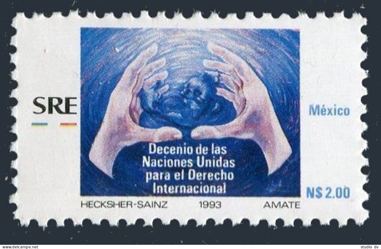 Mexico 1835, MNH. Michel 2364. UN Decade For International Law, 1993. - Mexiko