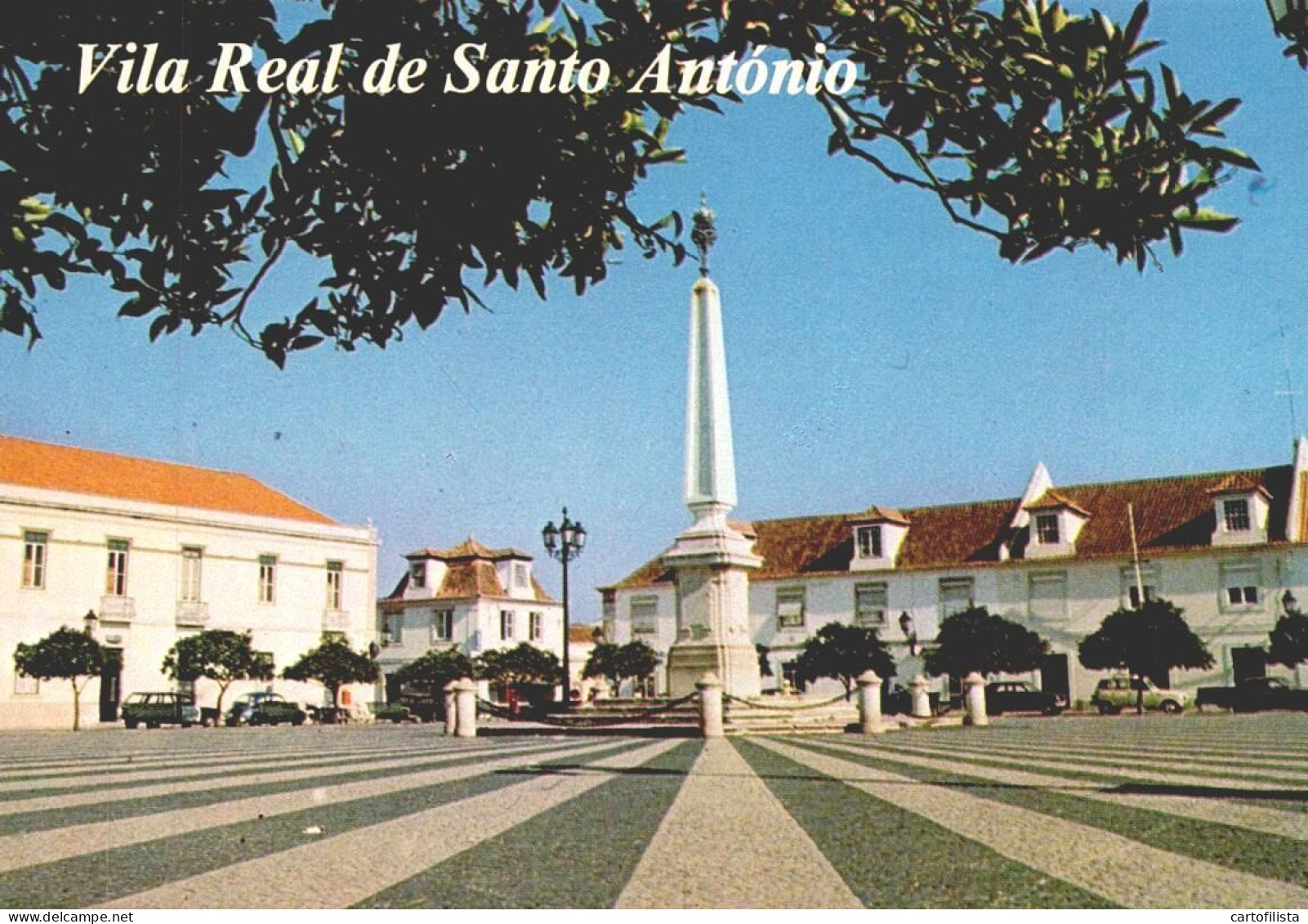 VILA REAL SANTO ANTÓNIO, Algarve - Praça Central  (2 Scans) - Faro