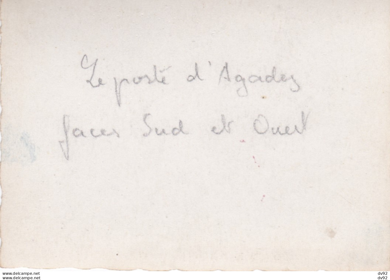 NIGER PORTE D AGADEZ / D AGADES FACES SUD CIRCA 1930 - Places