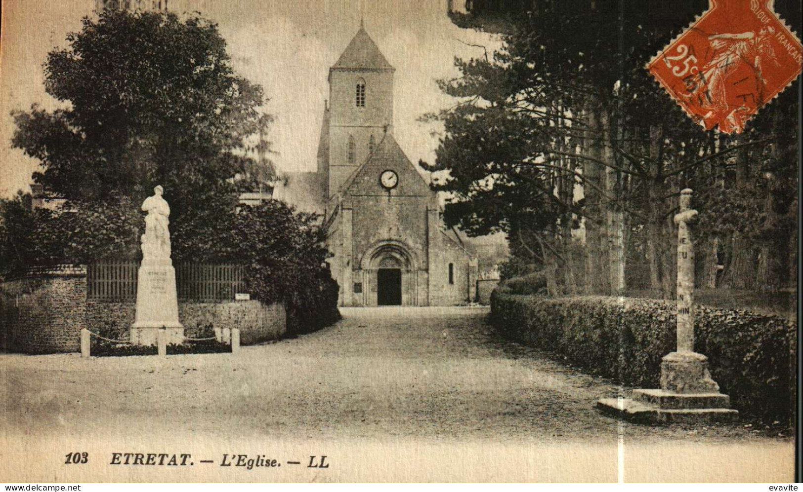 CPA    (76)   ETRETAT   L'Eglise - Autres & Non Classés