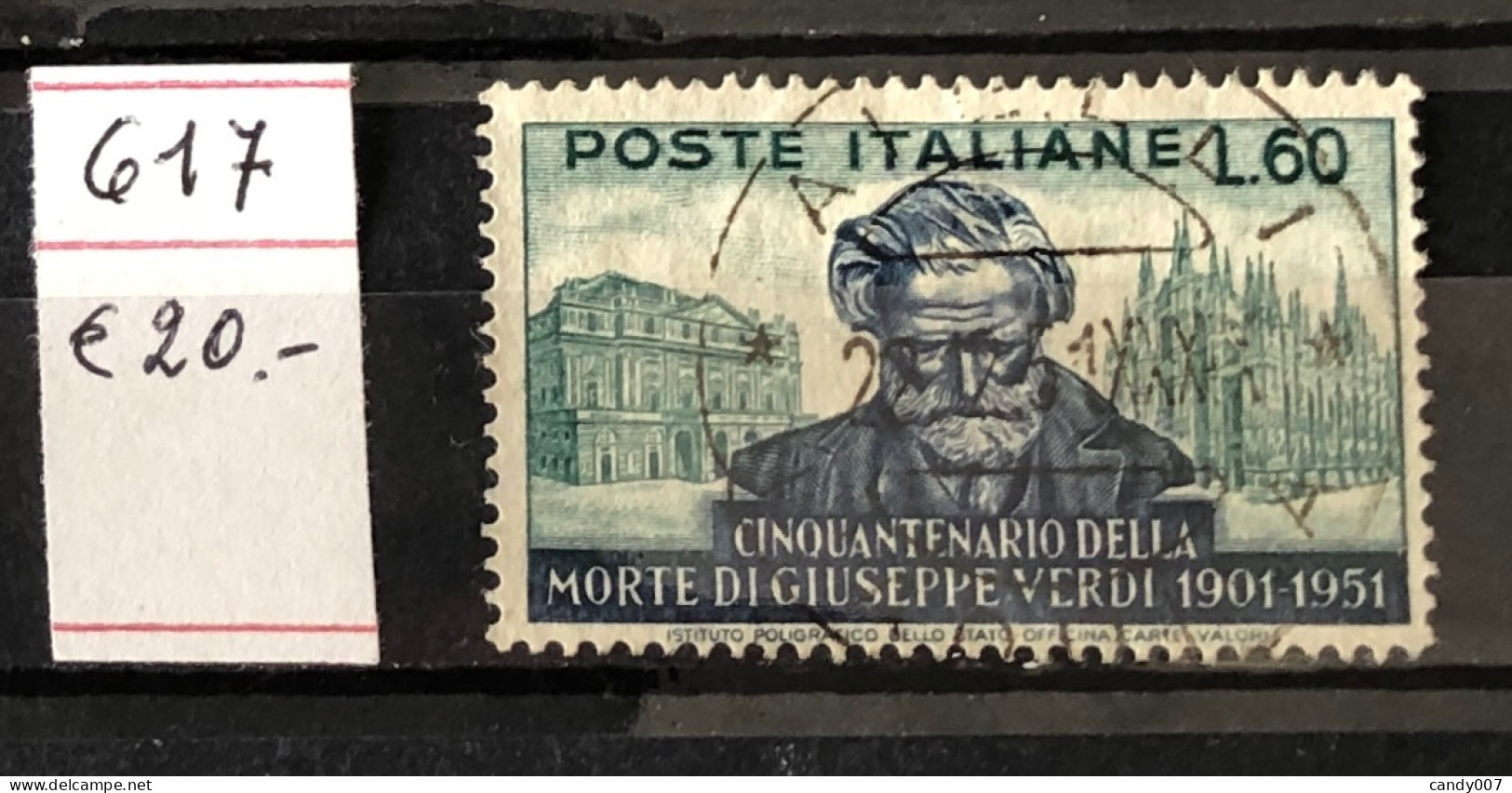 Italie Timbres  N°617 Oblitéré - 1946-60: Afgestempeld