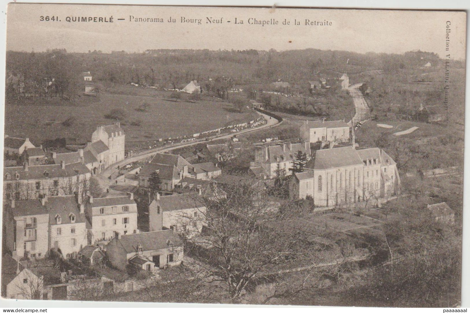 QUIMPERLE  PANORAMA DU BOURG NEUF LA CHAPELLE DE LA RETRAITE - Quimperlé