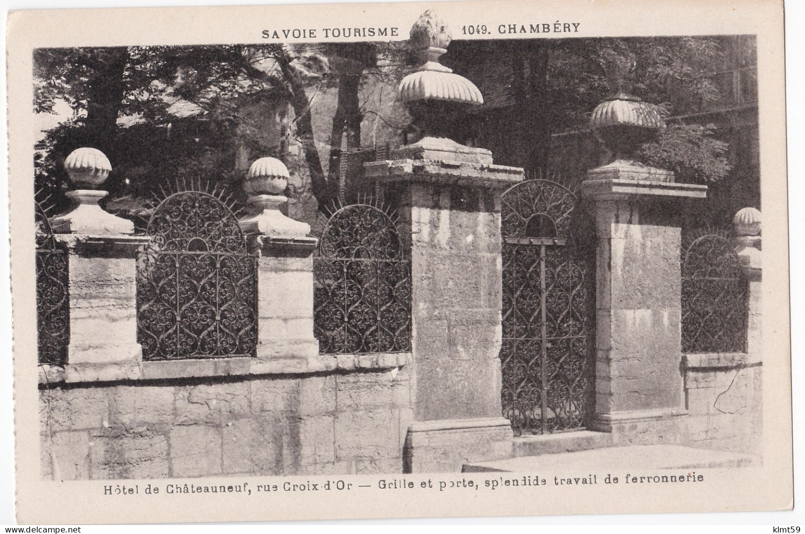 Chambéry - Hôtel De Châteauneuf - Grille Et Porte - Chambery