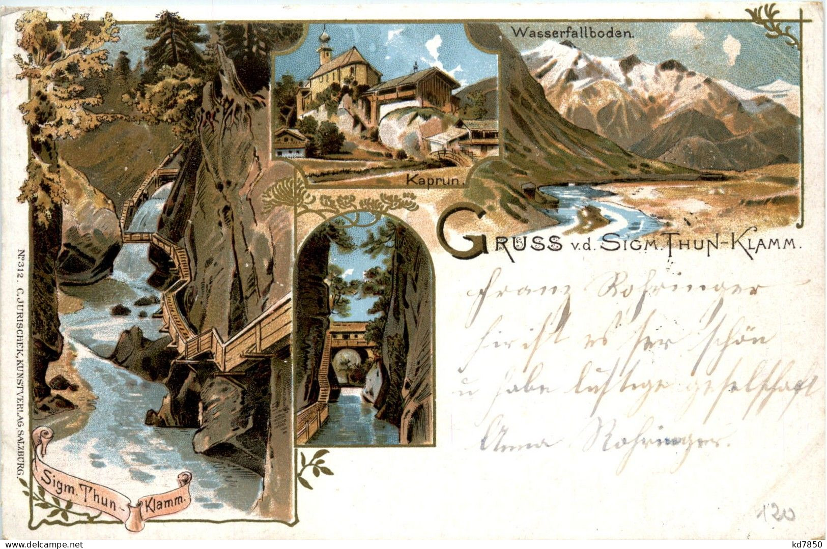 Gruss Von Der Sigmund Thun Klamm - Litho - Autres & Non Classés