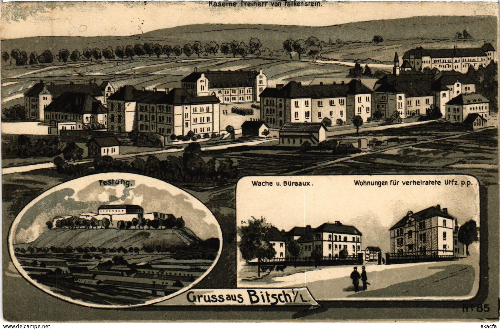 CPA Gruss Aus Bitche Bitsch LITHO (1390309) - Bitche