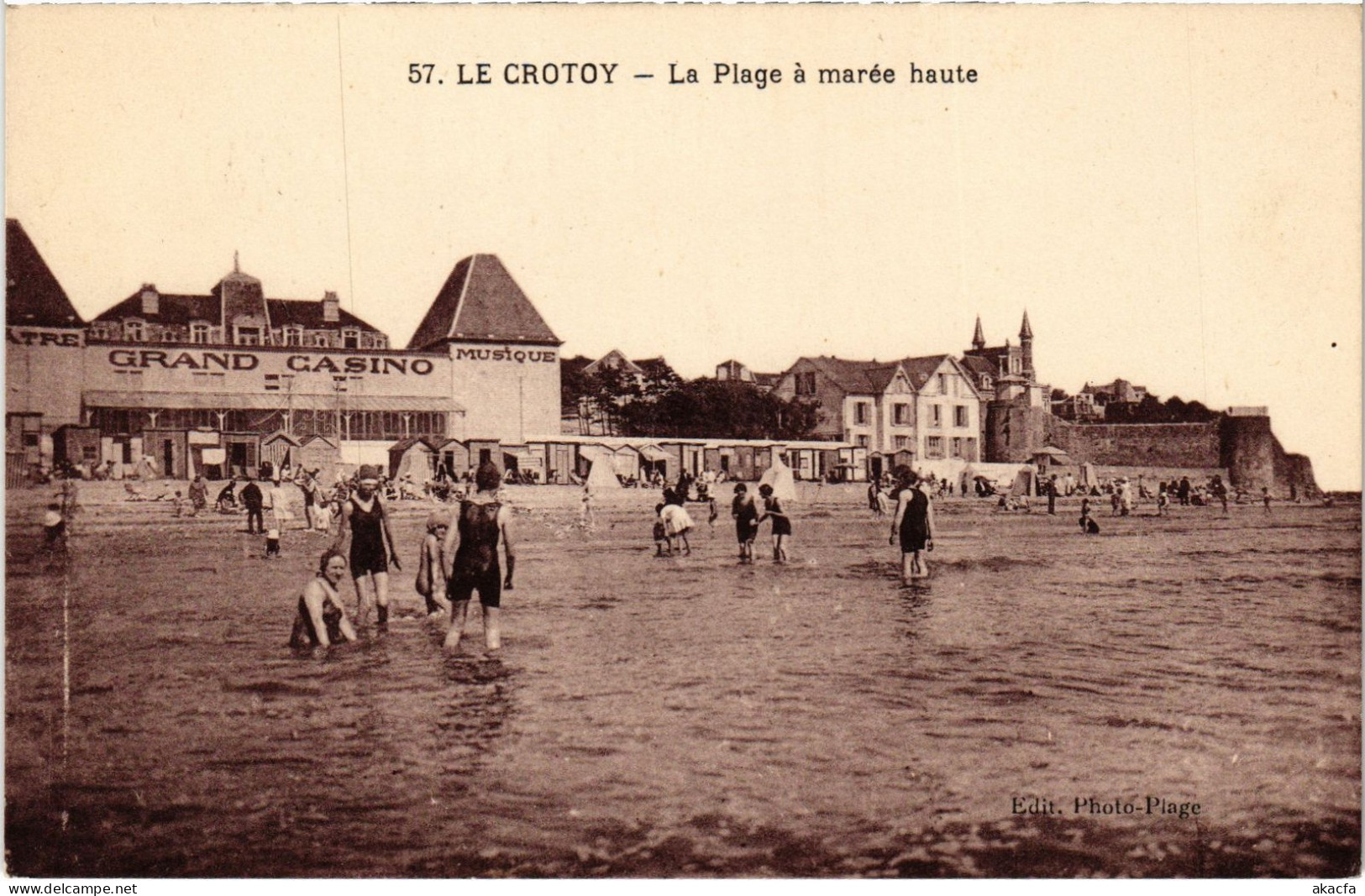 CPA Le Crotoy La PLage A Marée Haute (1390972) - Le Crotoy