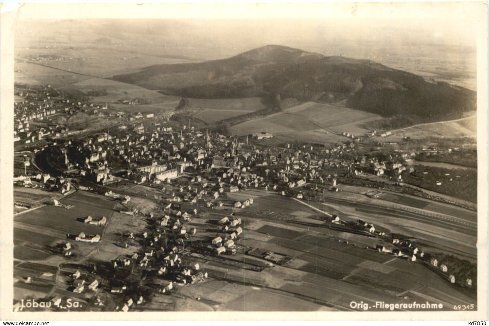 Löbau In Sachsen - Fliegeraufnahme - Loebau