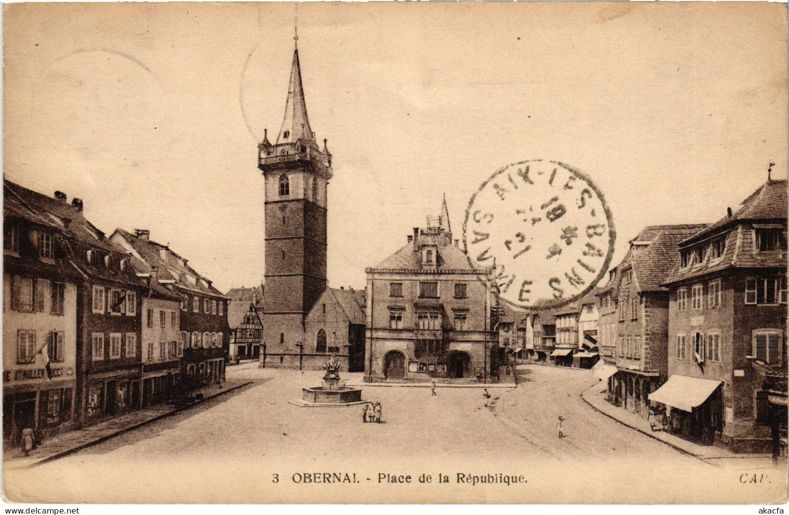 CPA Obernai Place De La République (1390327) - Obernai