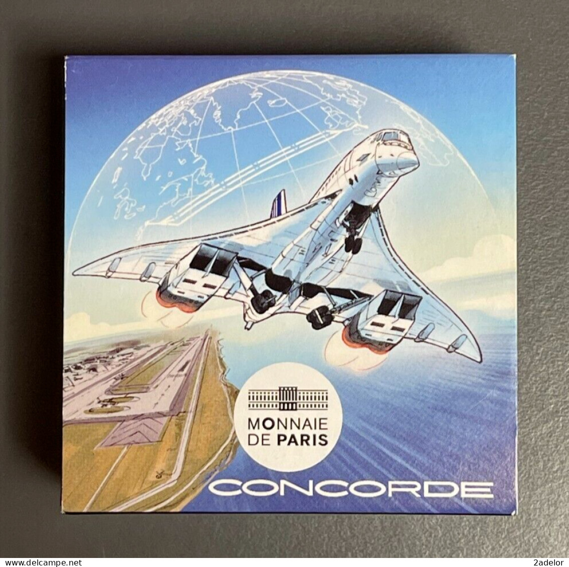 Beau Coffret 10€ BE, 2019. Aviation Et Histoire "Concorde". Monnaie De Paris. - Frankrijk