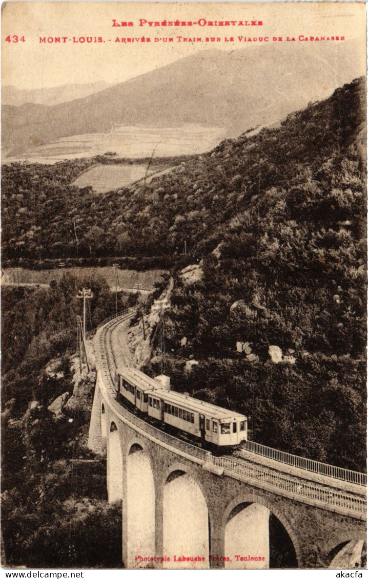 CPA Pyrénées Mont-Louis Viaduc De La Cabanasse Railway (1390272) - Other & Unclassified