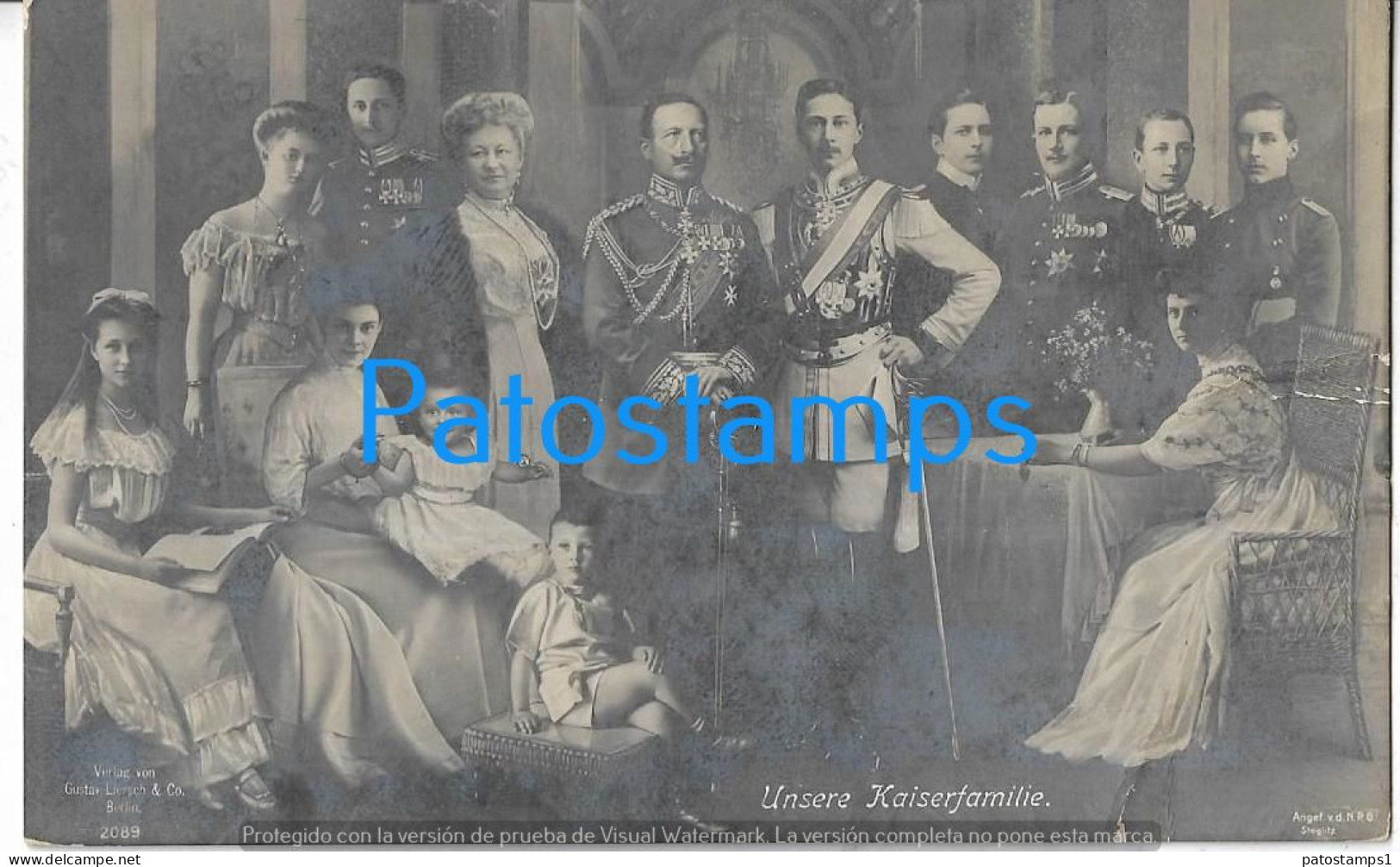 228920 ROYALTY OUR IMPERIAL FAMILIES POSTAL POSTCARD - Familles Royales