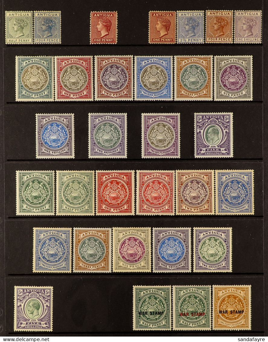 1882 - 1951 MINT COLLECTION On Protective Pages, Note 1903-07 Set, 1908-17 Set, 1913 5s, 1921-29 Wmk MCA Set And Script  - Sonstige & Ohne Zuordnung