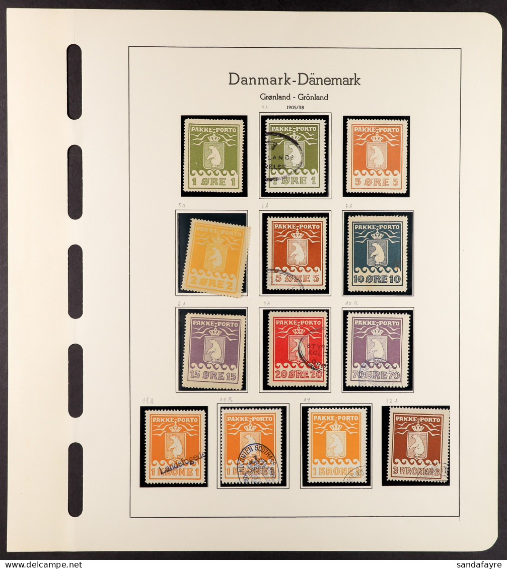 PARCEL POST 1905-1937 Collection Of 18 Stamps, Includes 1905 1 And 5?Øre (Michel 1 & 2) Unused Both Expertized (the 5?Ø  - Autres & Non Classés